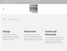 Tablet Screenshot of gelbachdesigns.com